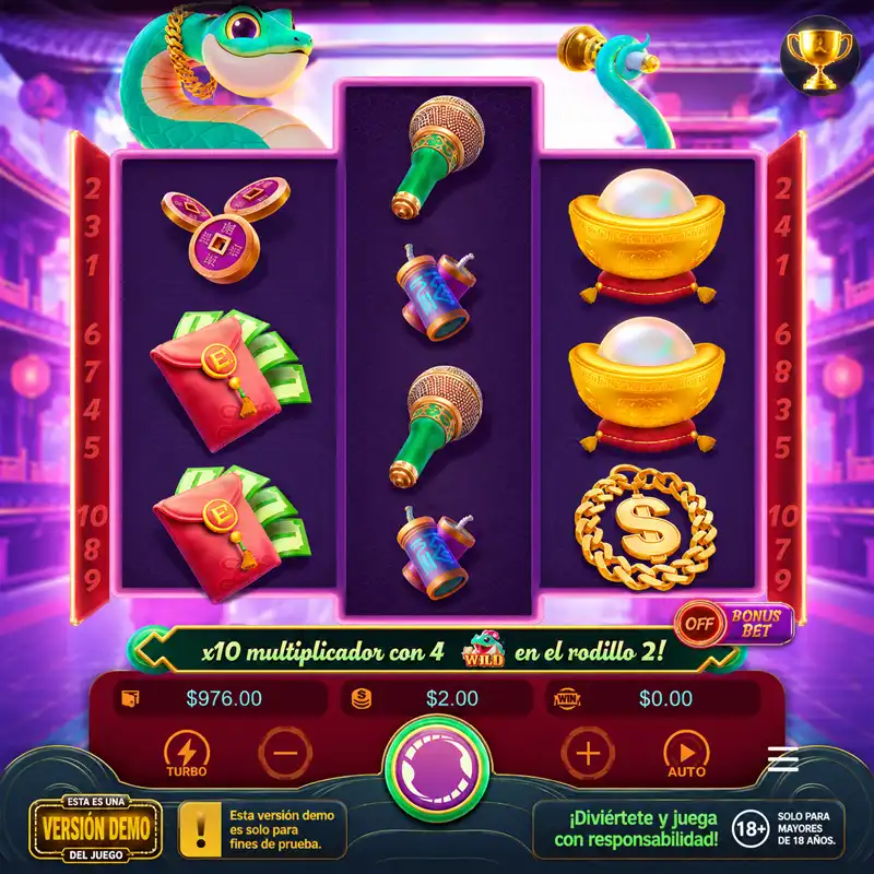 Fortune Snake Demo Screen